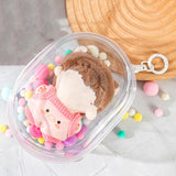 Maxbell Clear Figure Display Bag for Figures Collectibles Doll Collectors Plush Doll Bag Clear