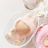 Maxbell Clear Figure Display Bag for Figures Collectibles Doll Collectors Plush Doll Bag Clear