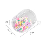 Maxbell Clear Figure Display Bag for Figures Collectibles Doll Collectors Plush Doll Bag with Keychain Clear