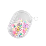 Maxbell Clear Figure Display Bag for Figures Collectibles Doll Collectors Plush Doll Bag with Keychain Clear