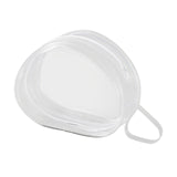 Maxbell 2xClear Figure Display Bag Organizer PVC Doll Display Case for Doll Collectors White