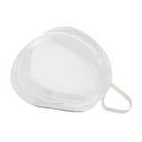 Maxbell 2xClear Figure Display Bag Organizer PVC Doll Display Case for Doll Collectors White