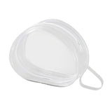 Maxbell 2xClear Figure Display Bag Organizer PVC Doll Display Case for Doll Collectors White