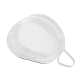 Maxbell 2xClear Figure Display Bag Organizer PVC Doll Display Case for Doll Collectors White