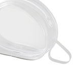 Maxbell 2xClear Figure Display Bag Organizer PVC Doll Display Case for Doll Collectors White