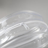 Maxbell 2xClear Figure Display Bag Organizer PVC Doll Display Case for Doll Collectors White