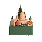 Maxbell Xmas Music Box Crafts Christmas Ornament for Festivals Living Room Fireplace