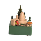 Maxbell Xmas Music Box Crafts Christmas Ornament for Festivals Living Room Fireplace