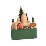 Maxbell Xmas Music Box Crafts Christmas Ornament for Festivals Living Room Fireplace
