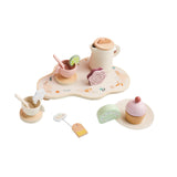 Maxbell Afternoon Tea Party with Food Tea Party Tableware for Children Birthday Gift Style C