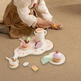 Maxbell Afternoon Tea Party with Food Tea Party Tableware for Children Birthday Gift Style C