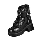 Maxbell 1:6 Scale High Heeled Shoes Fashion Boots for 12in Doll Model Female Figures Black