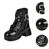 Maxbell 1:6 Scale High Heeled Shoes Fashion Boots for 12in Doll Model Female Figures Black