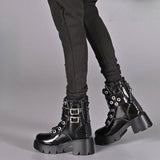 Maxbell 1:6 Scale High Heeled Shoes Fashion Boots for 12in Doll Model Female Figures Black