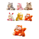 Maxbell 6 Pieces Plush Animal Toy Random Stuffed Animal for Children Girls Boys Kids