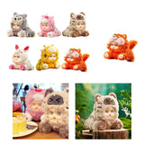 Maxbell 6 Pieces Plush Animal Toy Random Stuffed Animal for Children Girls Boys Kids