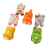 Maxbell 6 Pieces Plush Animal Toy Random Stuffed Animal for Children Girls Boys Kids