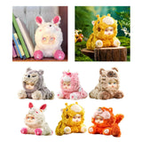 Maxbell 6 Pieces Plush Animal Toy Random Stuffed Animal for Children Girls Boys Kids