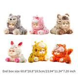 Maxbell 6 Pieces Plush Animal Toy Random Stuffed Animal for Children Girls Boys Kids