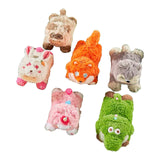 Maxbell 6 Pieces Plush Animal Toy Random Stuffed Animal for Children Girls Boys Kids