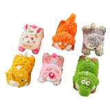 Maxbell 6 Pieces Plush Animal Toy Random Stuffed Animal for Children Girls Boys Kids