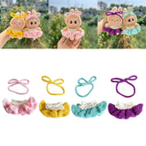 Maxbell Plush Figure Overall Skirt Pretend Play Clothing DIY Dress up for 17cm Dolls Pink