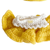 Maxbell Plush Figure Overall Skirt Pretend Play Clothing DIY Dress up for 17cm Dolls yellow