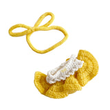 Maxbell Plush Figure Overall Skirt Pretend Play Clothing DIY Dress up for 17cm Dolls yellow