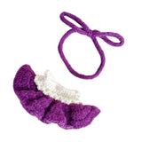 Maxbell Plush Figure Overall Skirt Pretend Play Clothing DIY Dress up for 17cm Dolls violet