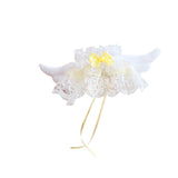 Maxbell Plush Doll Lace Bib Costumes Educational Make Your Own Dolls for 6.69'' Doll yellow