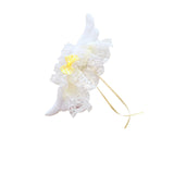 Maxbell Plush Doll Lace Bib Costumes Educational Make Your Own Dolls for 6.69'' Doll yellow