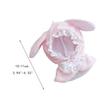 Maxbell Doll Hoodie Cloak Costume for 15cm and 17cm Doll Little Girls Gift Child Toy Pink