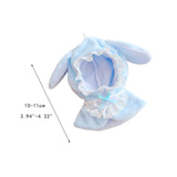 Maxbell Doll Hoodie Cloak Costume for 15cm and 17cm Doll Little Girls Gift Child Toy Blue