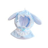 Maxbell Doll Hoodie Cloak Costume for 15cm and 17cm Doll Little Girls Gift Child Toy Blue