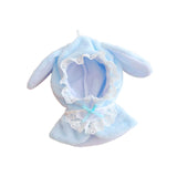 Maxbell Doll Hoodie Cloak Costume for 15cm and 17cm Doll Little Girls Gift Child Toy Blue