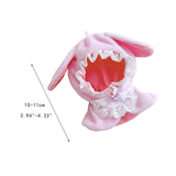 Maxbell Doll Hoodie Cloak Costume for 15cm and 17cm Doll Little Girls Gift Child Toy Purple Pink