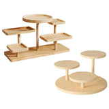 Maxbell 2 Wooden Multi Layer Display Rack Decor Wooden Display Riser