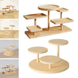 Maxbell 2 Wooden Multi Layer Display Rack Decor Wooden Display Riser