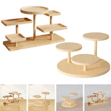 Maxbell 2 Wooden Multi Layer Display Rack Decor Wooden Display Riser