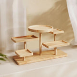 Maxbell 2 Wooden Multi Layer Display Rack Decor Wooden Display Riser