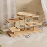 Maxbell 2 Wooden Multi Layer Display Rack Decor Wooden Display Riser