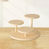 Maxbell 2 Wooden Multi Layer Display Rack Decor Wooden Display Riser