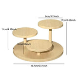 Maxbell 2 Wooden Multi Layer Display Rack Decor Wooden Display Riser