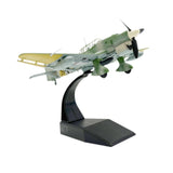 Maxbell Alloy 1/72 JU-87B Fighter Airplane Diecast Model Gift for Office Cafes Shelf