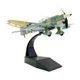 Maxbell Alloy 1/72 JU-87B Fighter Airplane Diecast Model Gift for Office Cafes Shelf
