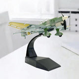 Maxbell Alloy 1/72 JU-87B Fighter Airplane Diecast Model Gift for Office Cafes Shelf