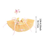 Maxbell Plush Doll Clothes for 15-17cm Doll Comfortable Dress up DIY Fashion Cartoon Yellow