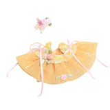 Maxbell Plush Doll Clothes for 15-17cm Doll Comfortable Dress up DIY Fashion Cartoon Yellow