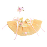 Maxbell Plush Doll Clothes for 15-17cm Doll Comfortable Dress up DIY Fashion Cartoon Yellow