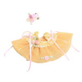 Maxbell Plush Doll Clothes for 15-17cm Doll Comfortable Dress up DIY Fashion Cartoon Yellow